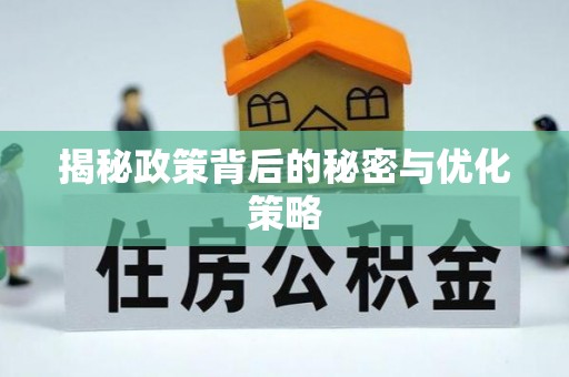千山揭秘政策背后的秘密与优化策略