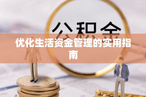 千山优化生活资金管理的实用指南