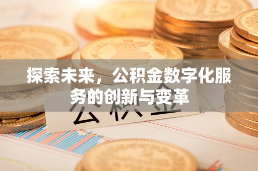 千山探索未来，公积金数字化服务的创新与变革