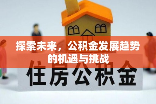 千山探索未来，公积金发展趋势的机遇与挑战
