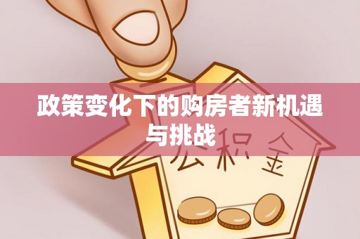 千山政策变化下的购房者新机遇与挑战
